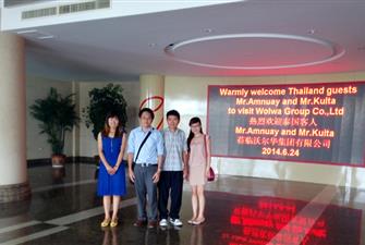 Thailand Customers Visited Wolwa Group