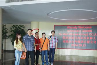 Indonesian Customers Visited Wolwa Group