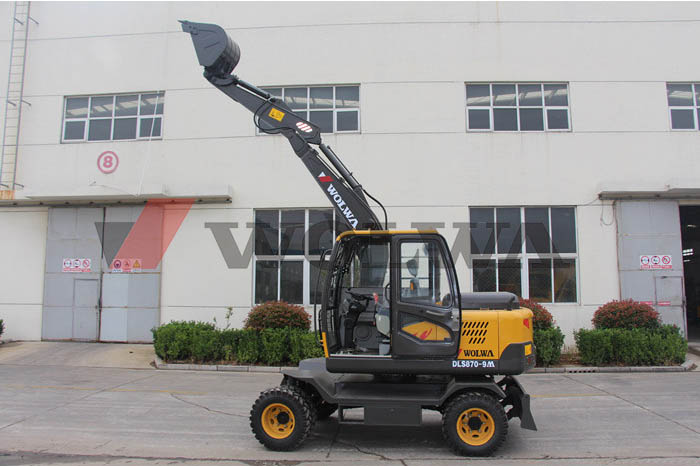 Wolwa Group Unveiled A Kind of New Wheel Hydraulic Excavator-Model DLS870-9M