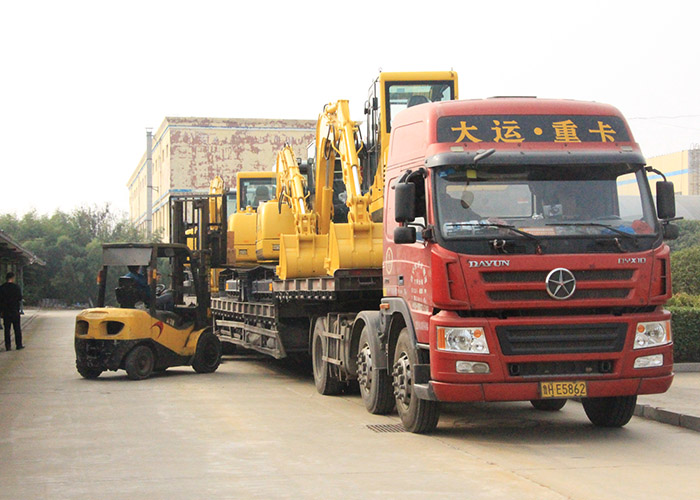 Wolwa Group exported 10 sets of excavators to Bolivia smoothly
