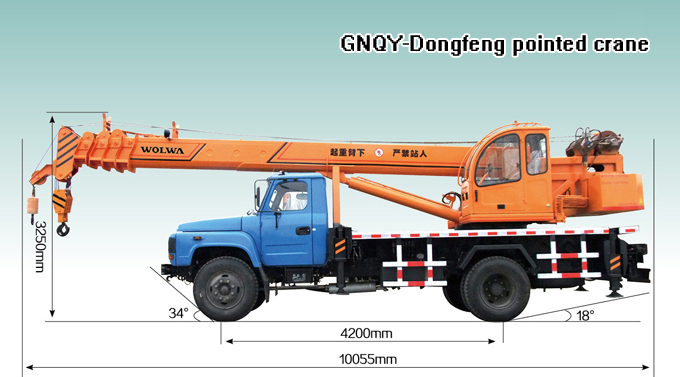 GNQY-Dongfeng Qitou 12T crane