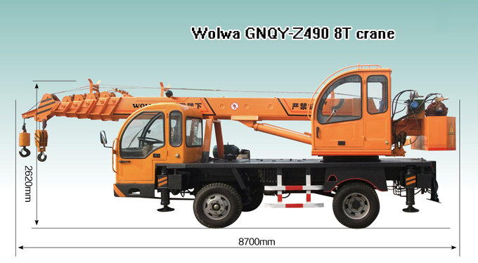 Wolwa GNQY-Z490 8T crane